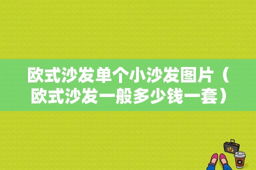 欧式沙发单个小沙发图片（欧式沙发一般多少钱一套）-图1