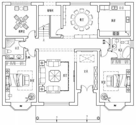 欧式别野户型图大全（自建欧式别墅户型图大全）-图3