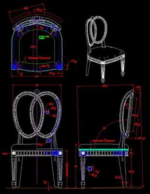欧式椅子设计说明（欧式椅子尺寸图）-图2