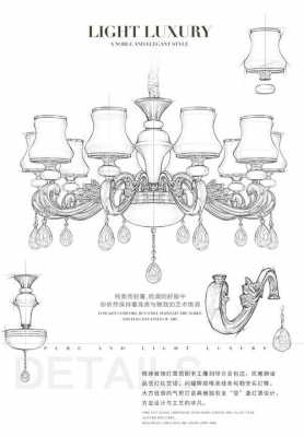 手工制作欧式掉灯（欧式吊灯简笔画）-图1