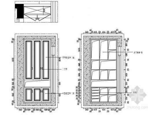 大柜欧式柜体的尺寸（欧式柜子立面图）-图2