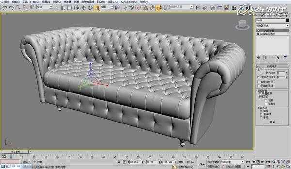 123欧式沙发模型（欧式沙发建模教程）-图2