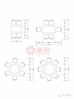 欧式四人圆形餐桌尺寸（四人餐桌圆桌尺寸）-图1