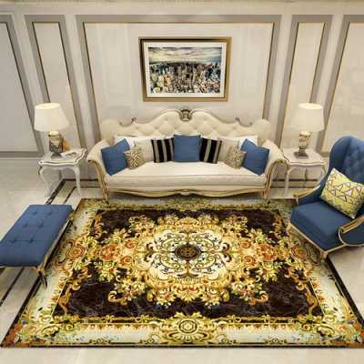 欧式中式客厅地毯（欧式地毯怎么搭配）-图3