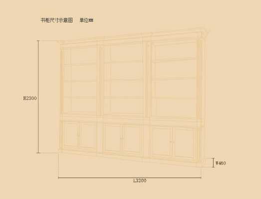 欧式书架尺寸（书架款式尺寸）-图2
